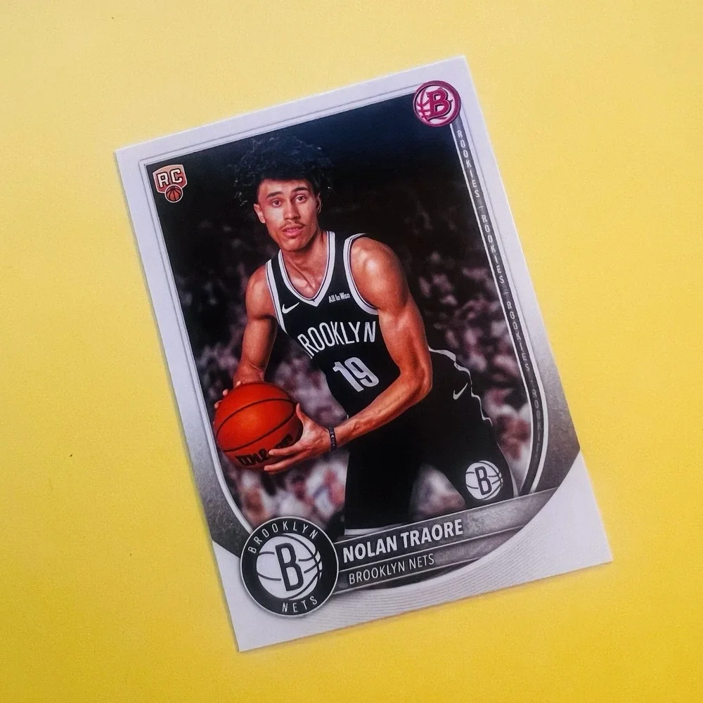 2025-26 Bowman‎ Basketball Nolan Traore RC Rookie Card #19 Brooklyn Nets